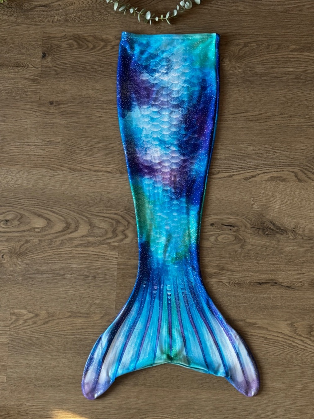 Fin Fun Limited Edition Mermaid Tail Youth Small (6) Blue Purple Swimmable Costu